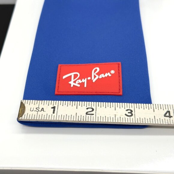 New Ray-Ban Sunglasses Eyeglasses Authentic Optical Blue Red Pouch Only - Picture 4 of 4